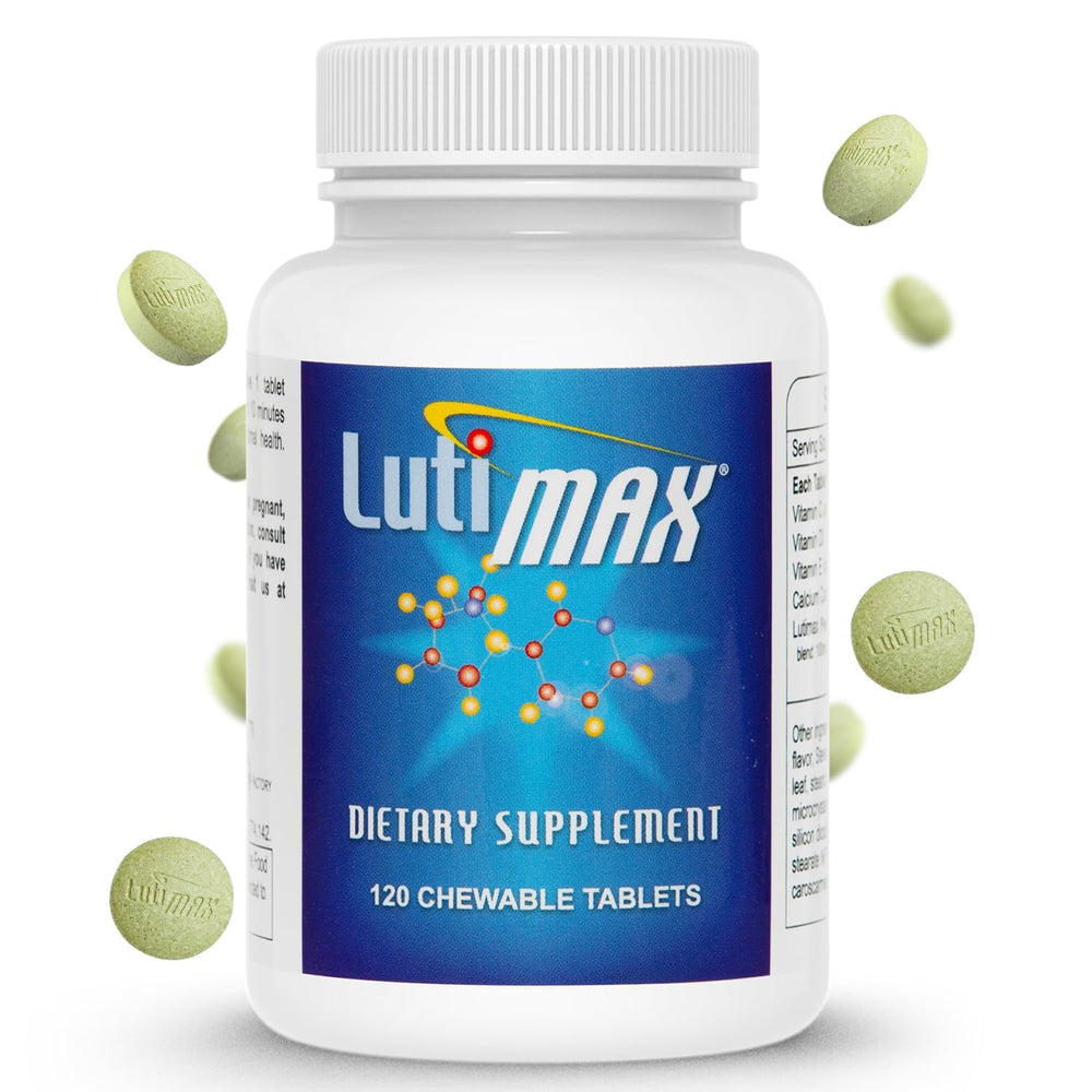 Lutimax bottle with luteolin complex for brain focus and immune support.