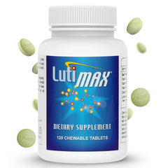 Lutimax bottle with luteolin complex for brain focus and immune support.