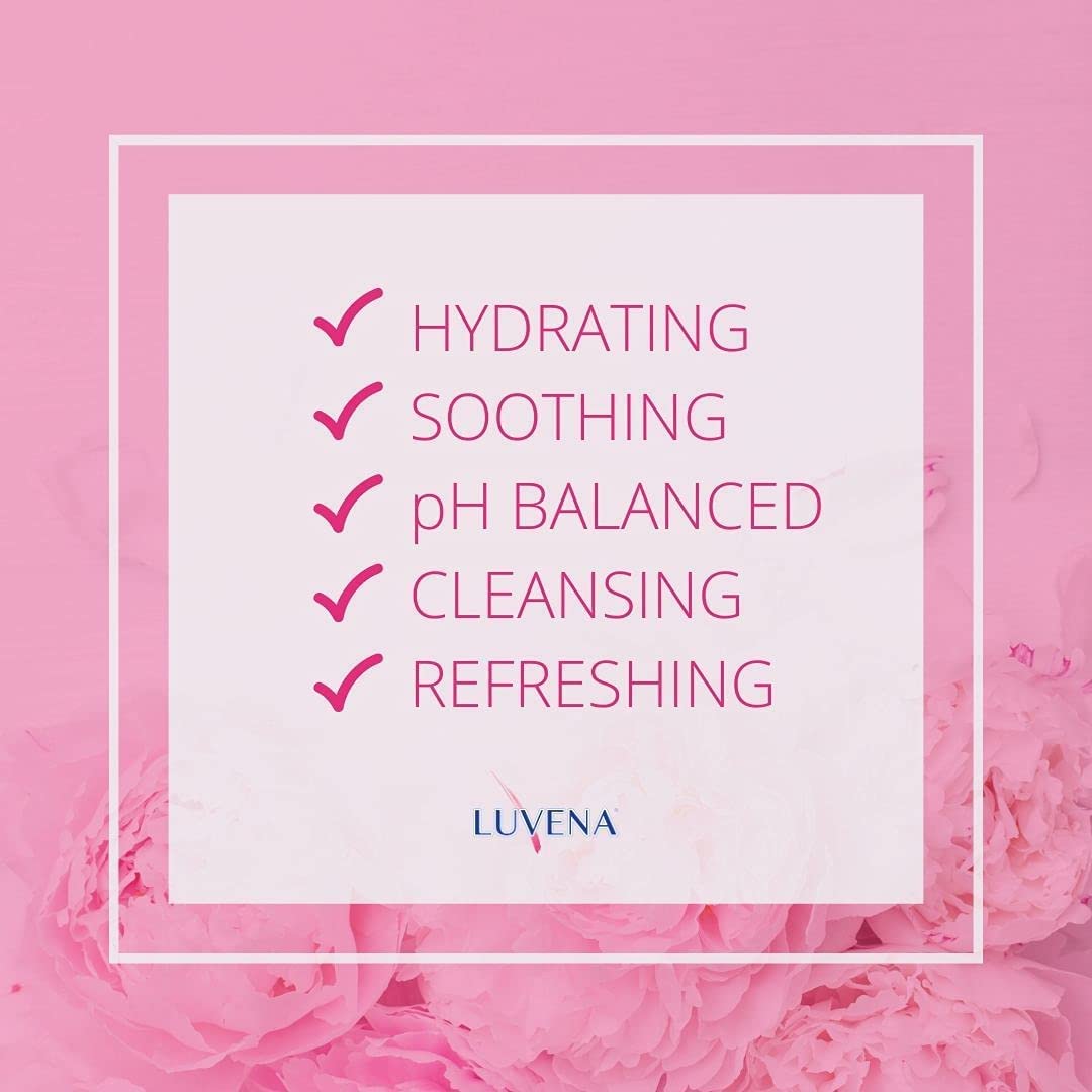 LUVENA Personal Wash sensitive skin formula designed for delicate areas.
