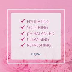 LUVENA Personal Wash sensitive skin formula designed for delicate areas.
