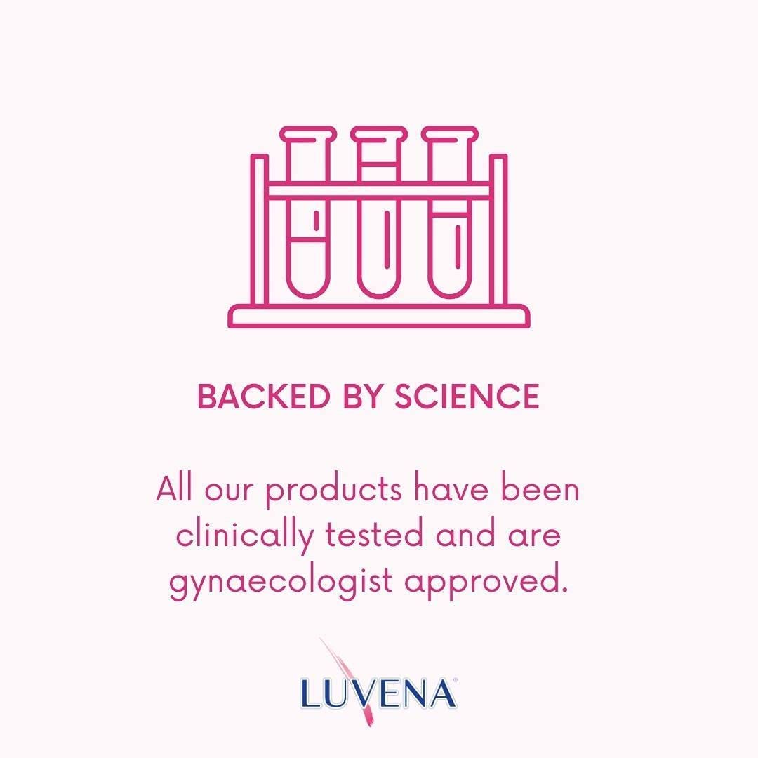 LUVENA Vaginal Moisturizer 30g cap close-up shows compact, travel-ready size.