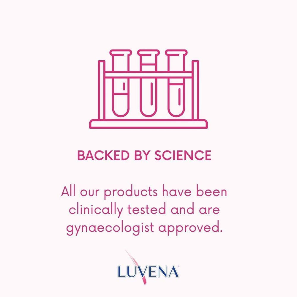 LUVENA Vaginal Moisturizer 30g cap close-up shows compact, travel-ready size.