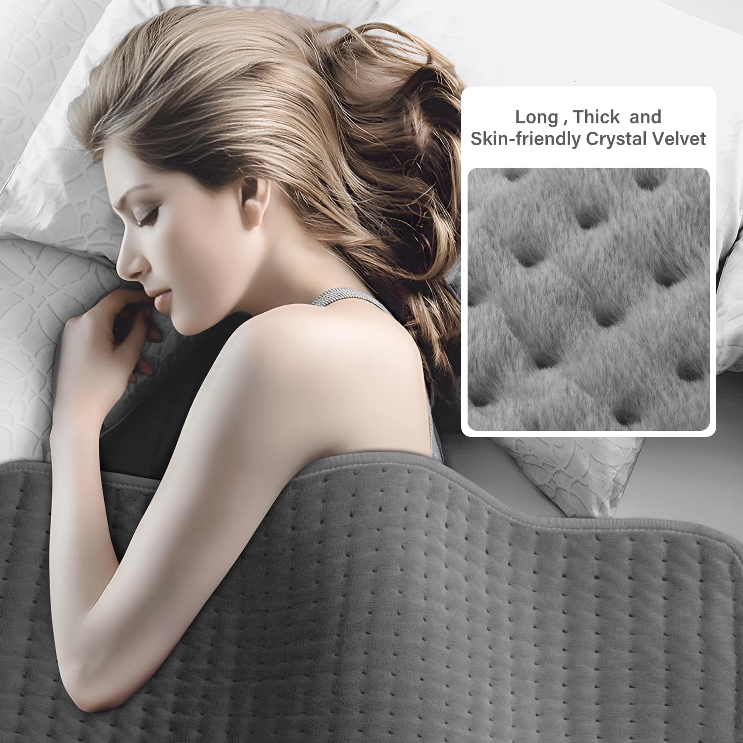 LuWanda XXXL heating pad is machine washable for easy care