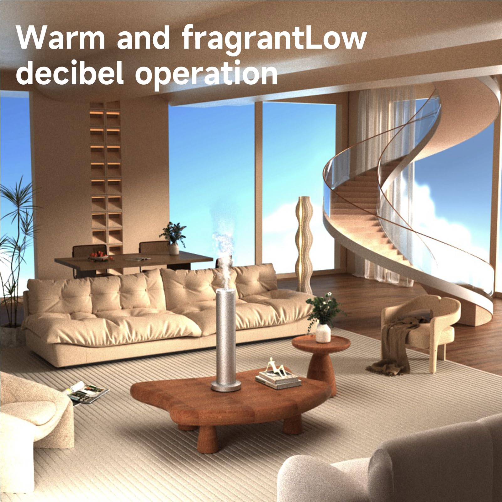LuxHydvat diffuser suitable for hotel, office, bedroom, and large home environments