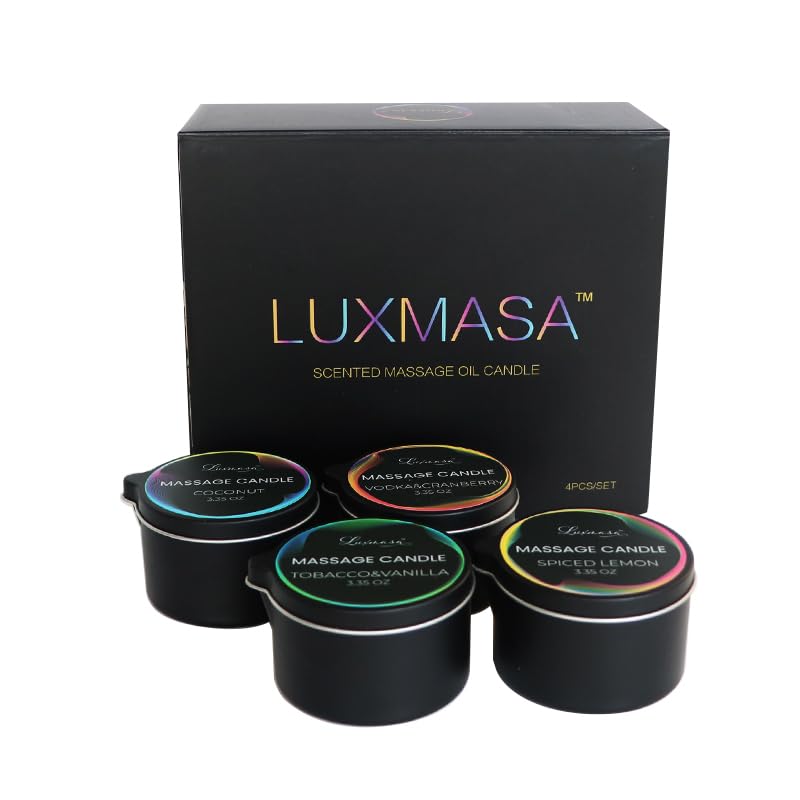 LUXMASA at-home spa vibe created by candlelit massage session