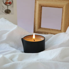 Luxmasa handcrafted spa candle ready for travel and home rituals.