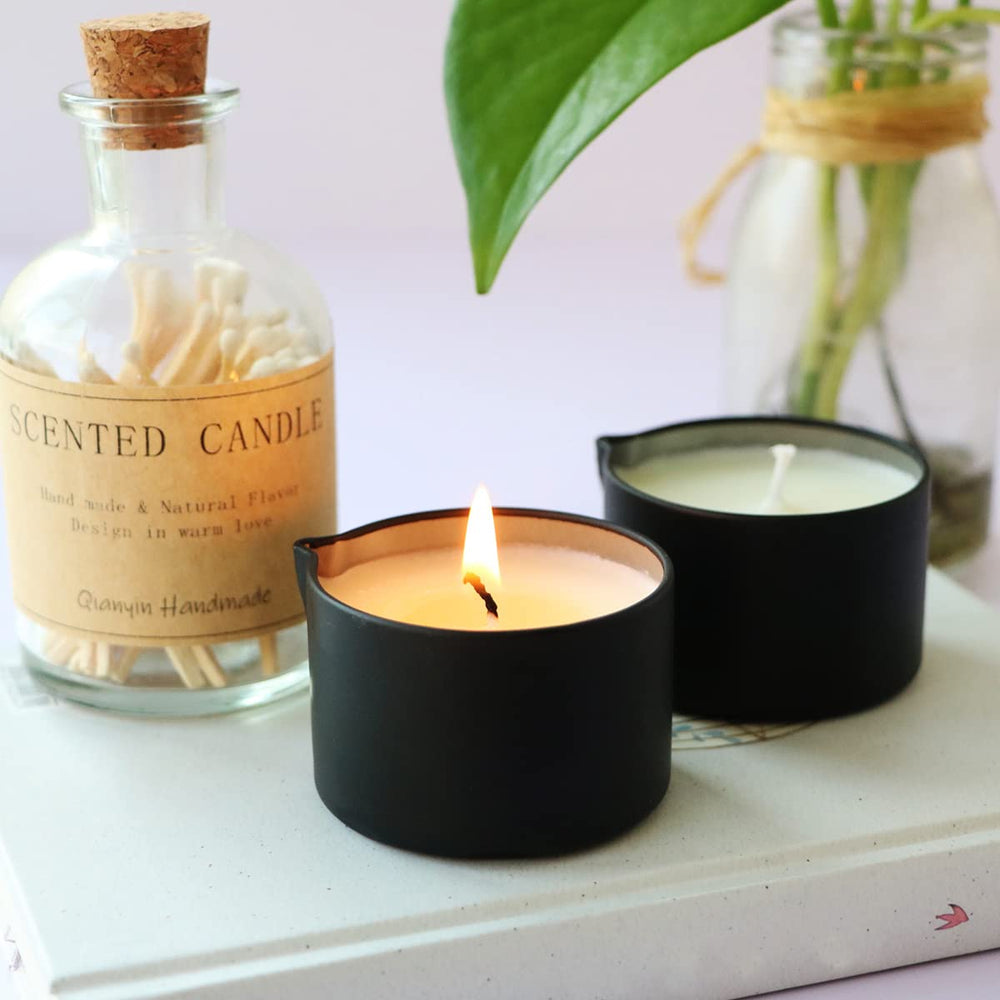 Luxmasa massage candle pack box offers a ready gift set