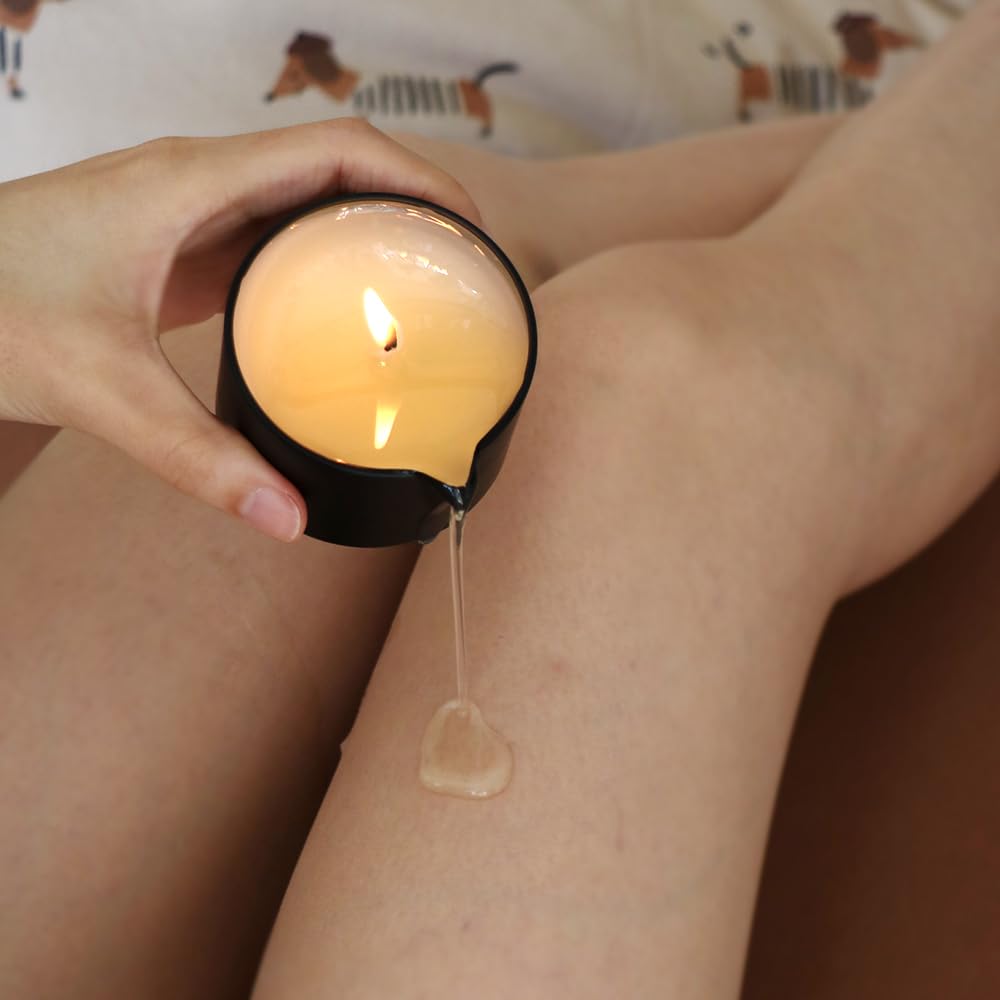 LUXMASA warm oil on skin for easy absorption