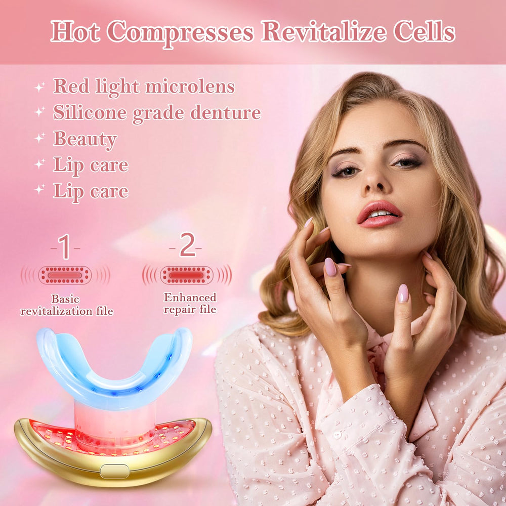 Lvseeman teeth-brightening feature with the device and a bright smile.