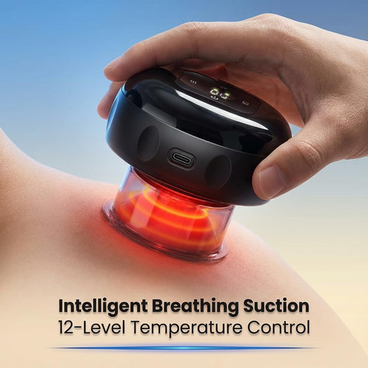 LX LXNCTORT device showing 12-level suction and 12-level temperature controls