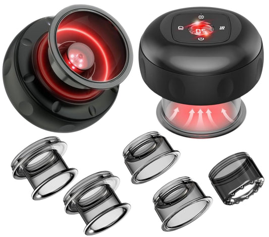 LX LXNCTORT 2-pack electric cupping massager set for at‑home relief