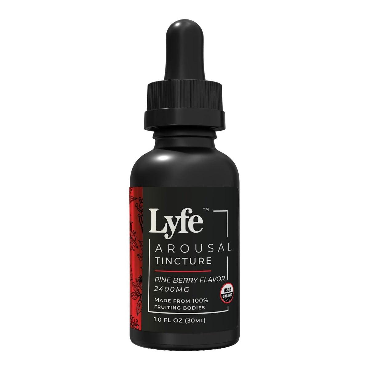LYFE Functional Vitality tincture bottle front view showing steady energy support