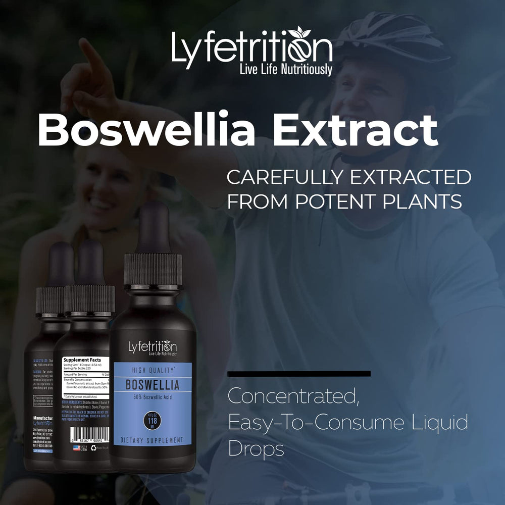 Lyfetrition Boswellia ingredient list spotlights premium Boswellia extract.