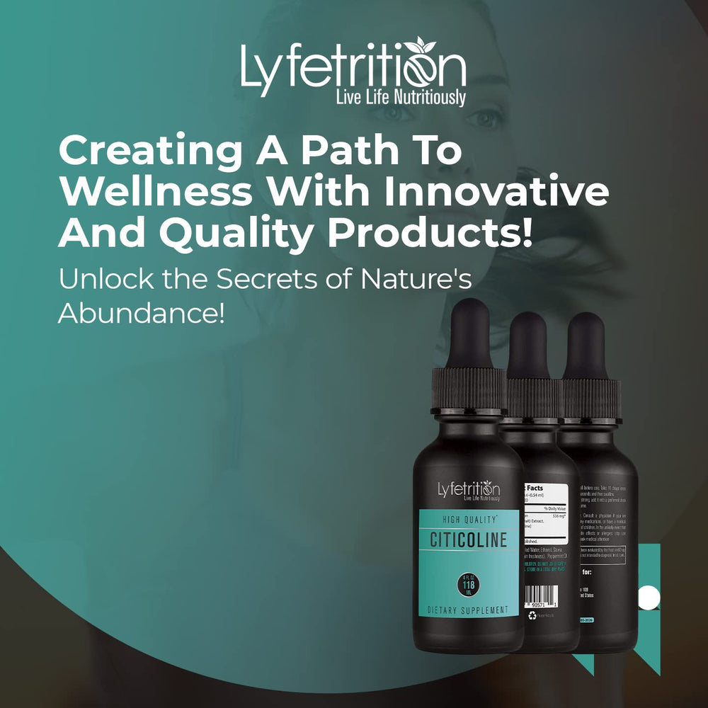 Lyfetrition Citicoline drops are non-GMO and gluten-free.