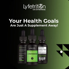 Lyfetrition in-use drops application supports simple daily routine.