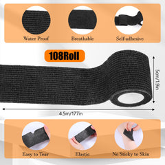 Lyksgir tear-by-hand self-adhering bandage roll enables quick on-site wrapping.