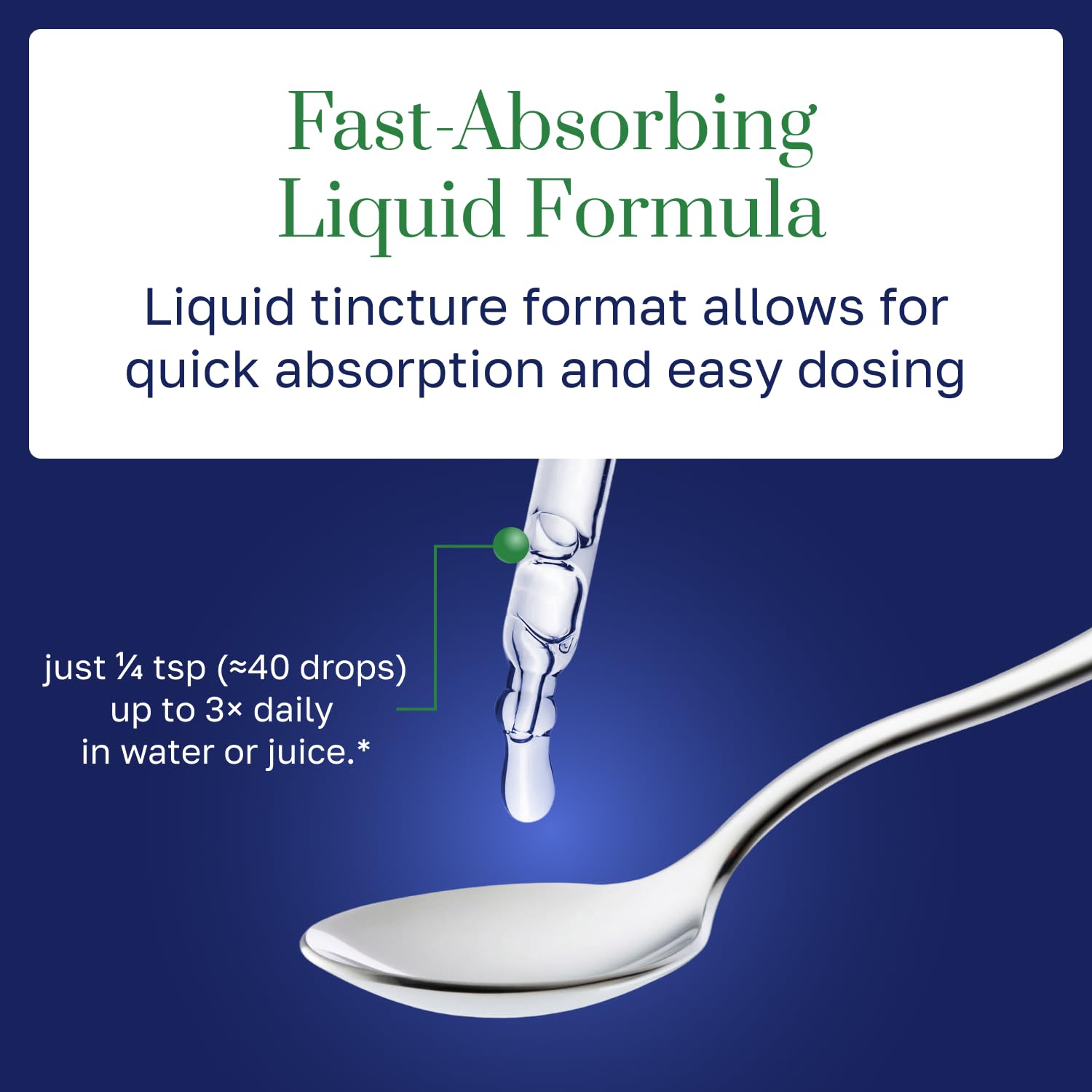 LymeCore Chinese Skullcap liquid pour indicates customizable serving sizes.