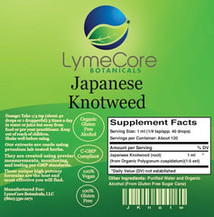 LymeCore Japanese Knotweed dropper ready for precise dosing.