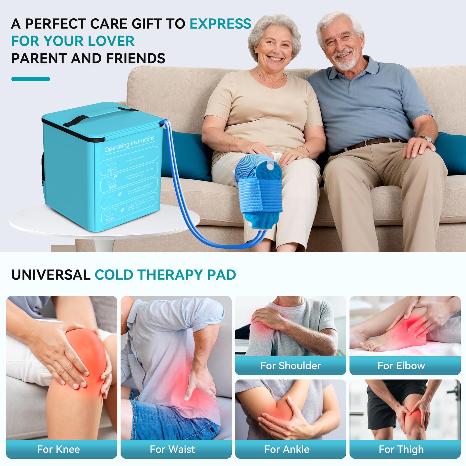 Lynzaa USB-powered function enables convenient on-the-go cold therapy.