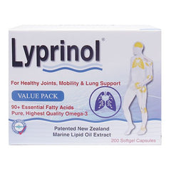 Lyprinol PCSO-524 bottle being poured for convenient daily joint support