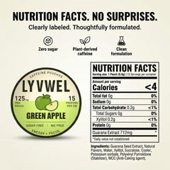 Sugar-free LyvWel formula delivers clean energy without extra sugar.