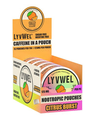 LyvWel dry pouch under lip design for mess-free energy during workouts.