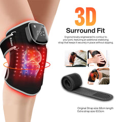 M. EMAMI knee massager back-strap highlights durable neoprene for comfortable wear.