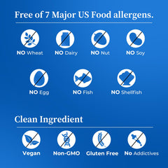 M inch ingredient list image notes prebiotics and methylated vitamins benefits.