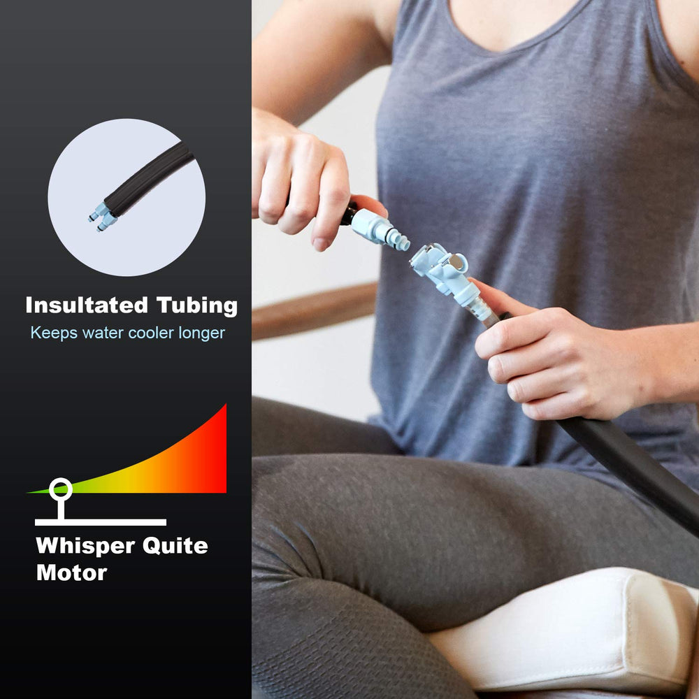 M Pain Aqua Relief ARS TPU pad coverage adapts to multiple areas with strap.