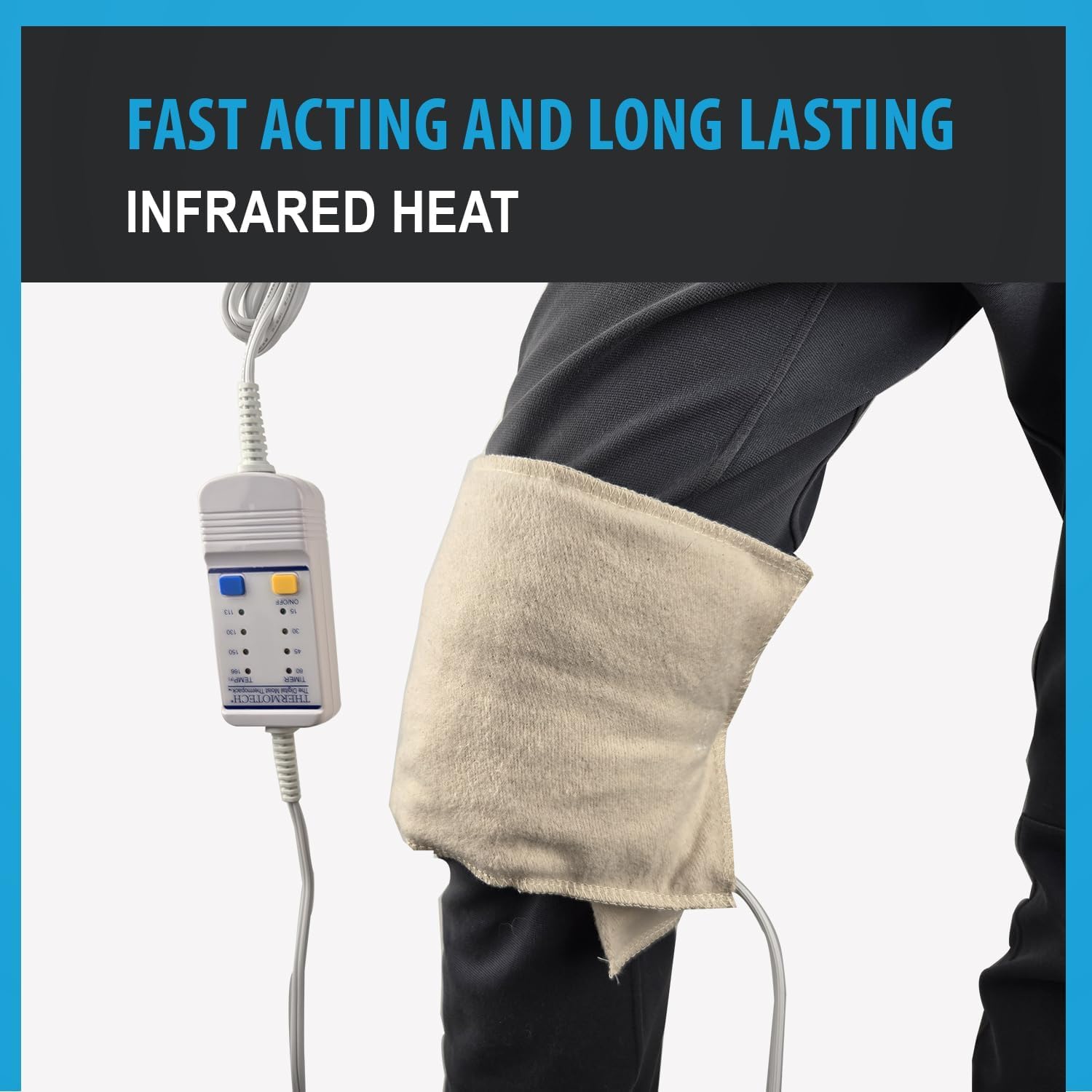 M PAIN MANAGEMENT TECHNOLOGIES back-area application demonstrating targeted muscle use