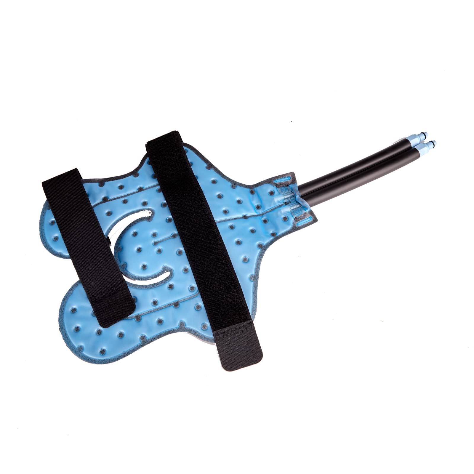 M Pain Management Technologies cold water therapy pad knee attachment provides precise cooling.