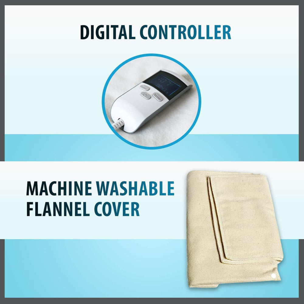 ThermoRelief heat settings from 113 to 167 degrees for customizable comfort.