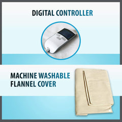 ThermoRelief heat settings from 113 to 167 degrees for customizable comfort.