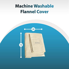 M Pain Management Thermotech pad on back during use demonstrates automatic moist heat