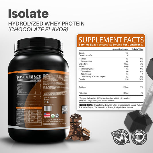 M+S protein scoop showing serving size for consistent daily protein intake.