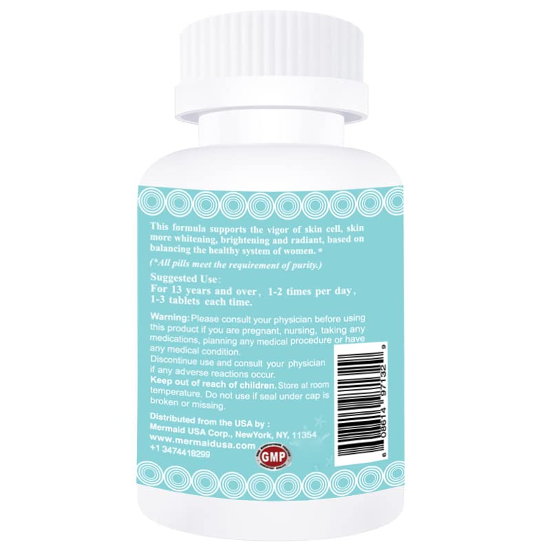 M.U Magic Whitening Pills tablet close-up highlighting texture