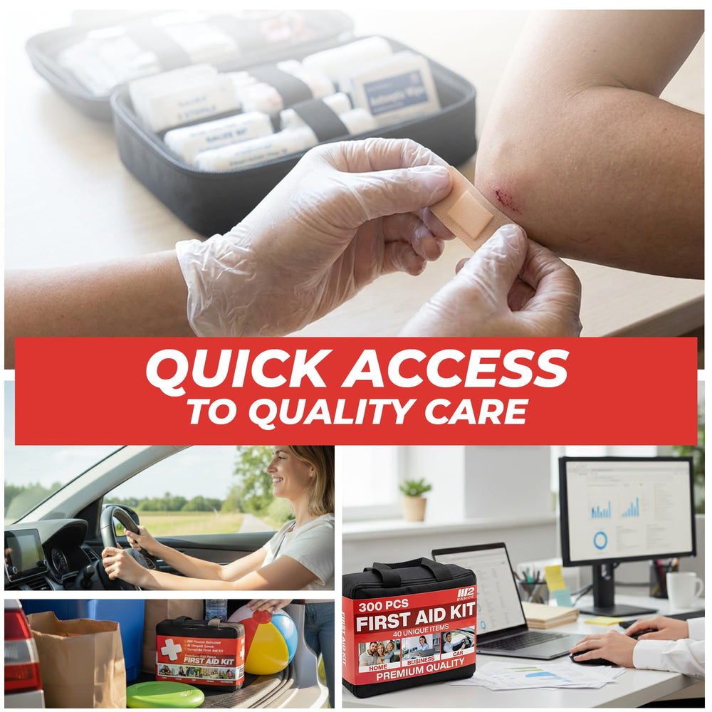 M2 BASICS home and office setup keeping essential care within reach