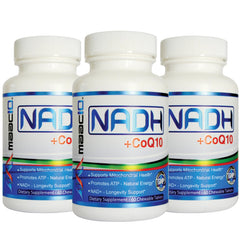 Maac10 NADH + CoQ10 chewables bottle front view for daily energy support
