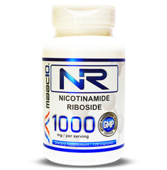 MAAC10 Nicotinamide Riboside bottle front showing NAD+ precursor for energy support.