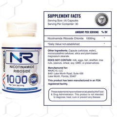 MAAC10 NR capsules closeup highlighting 250 mg per capsule for flexible dosing.