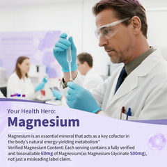 MABEFY nutrition panel highlights magnesium and potassium aiding electrolyte balance.