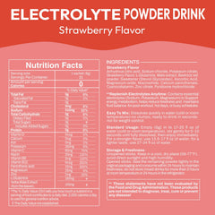 Macmony strawberry hydration packets, single-serve for workouts and travel.
