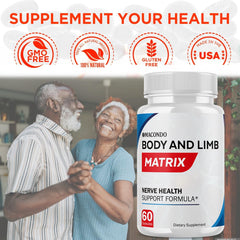 Macondo all natural pill form capsules on clean label backdrop.