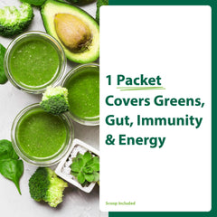 MacroLife Macro Greens twelve serving dose pack for simple routines