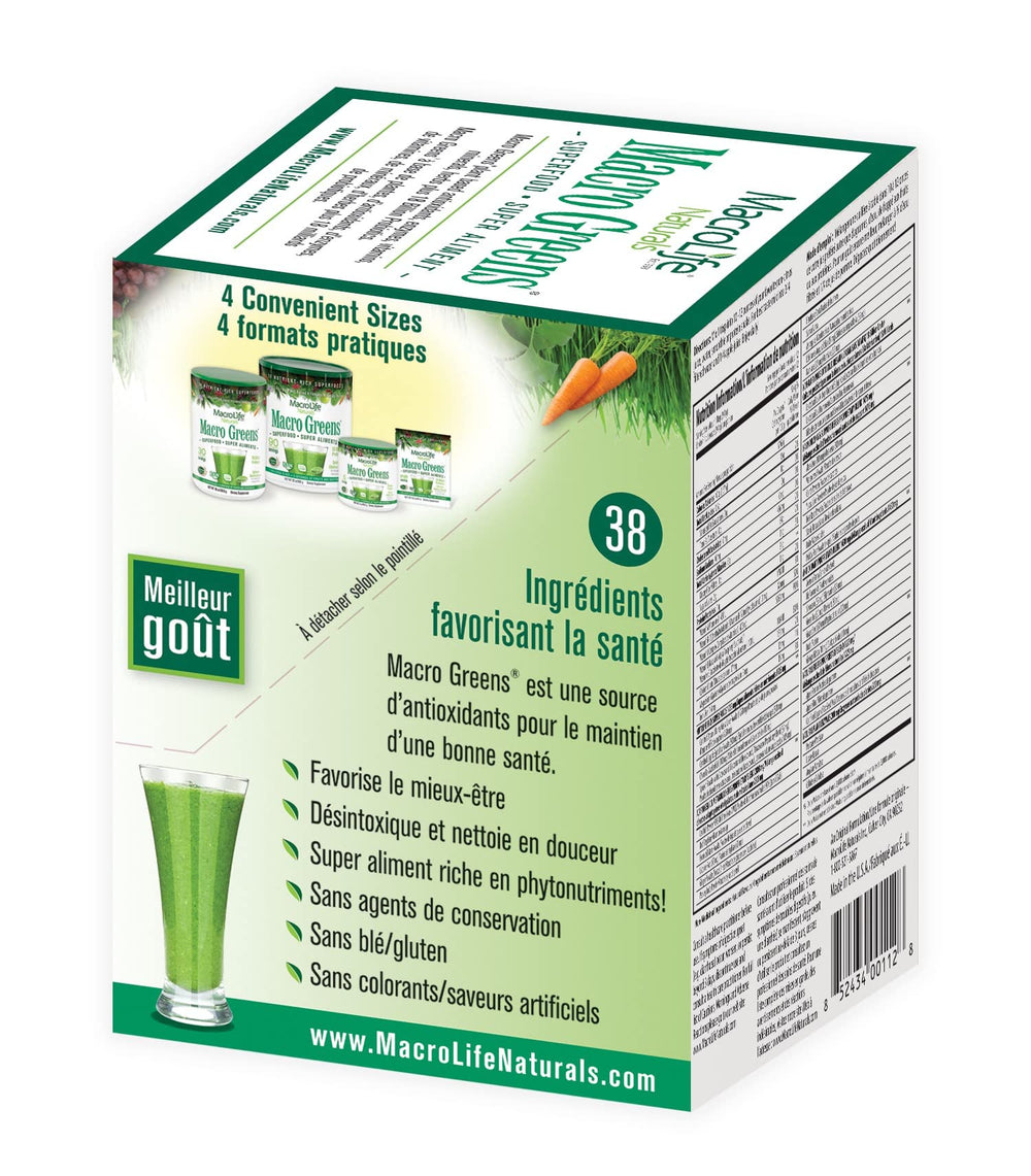 MacroLife Macro Greens probiotics culture for gut-friendly routine