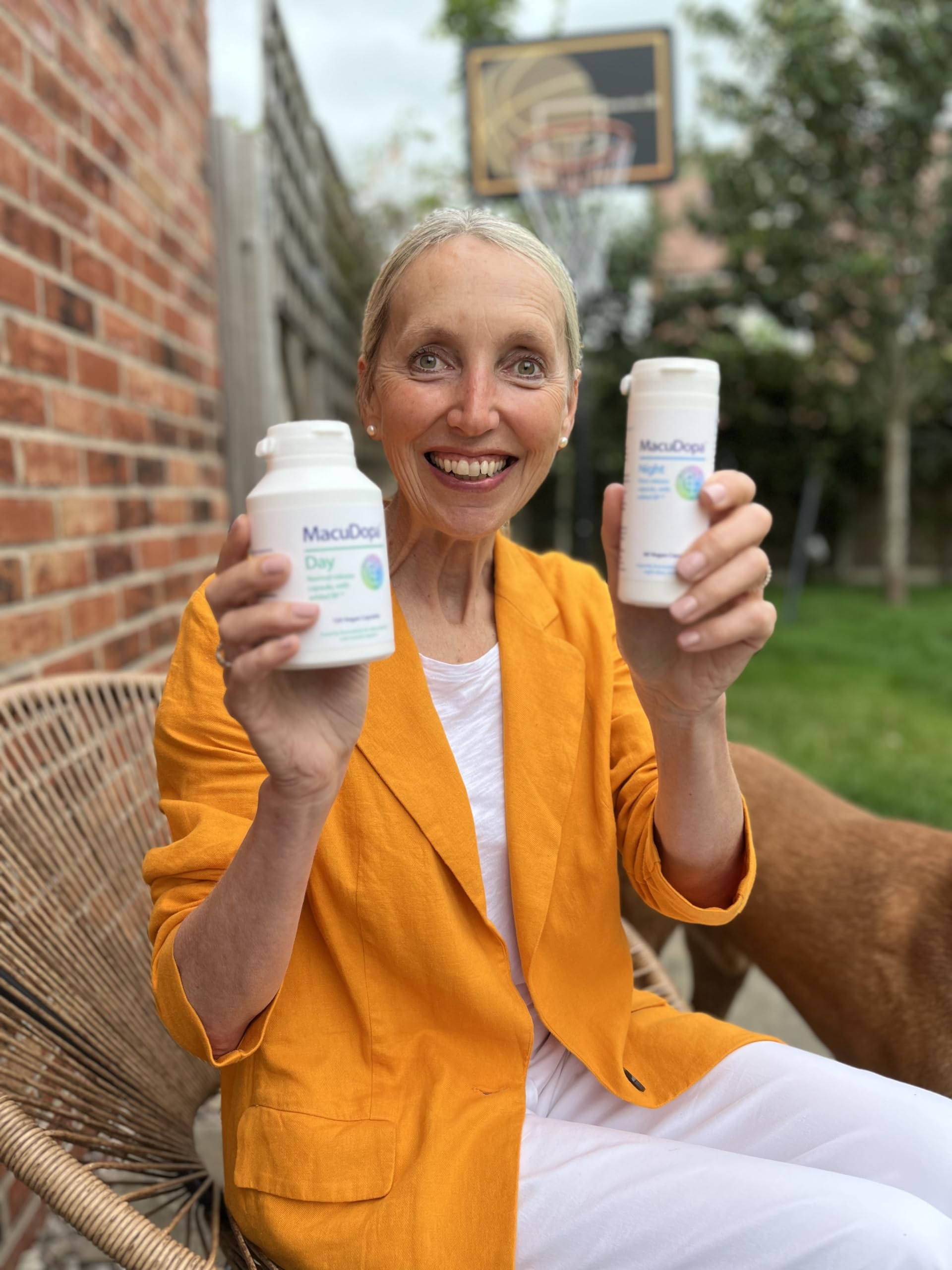 MacuDopa Day health ritual shot suggests everyday balance support