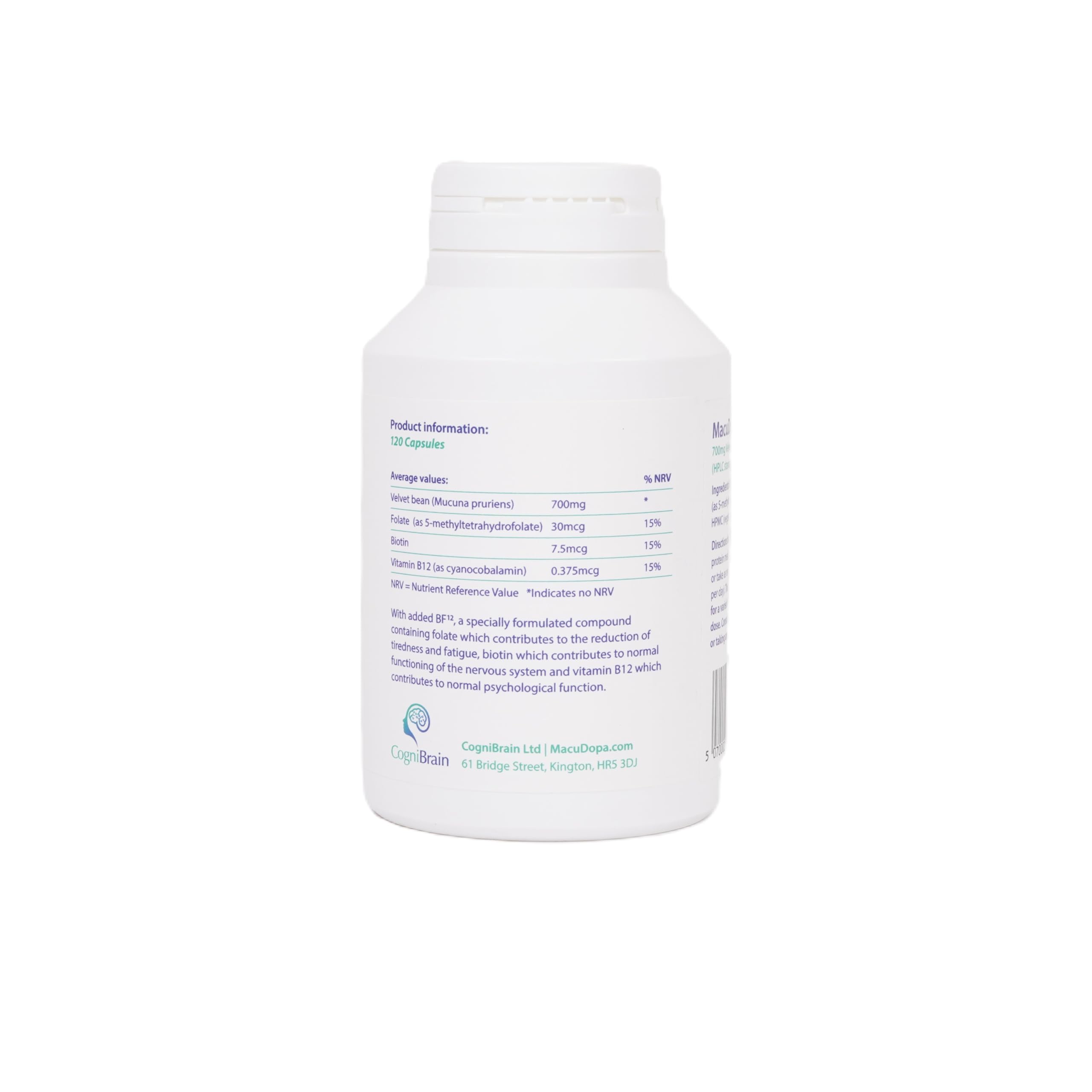 MacuDopa Day packaging emphasizes premium formulation