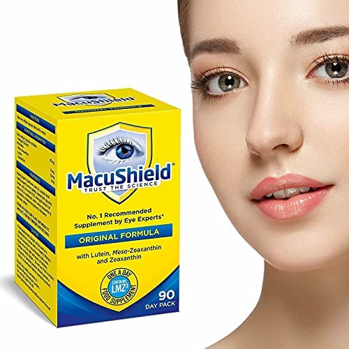 Macushield capsule close-up highlighting simple daily intake.