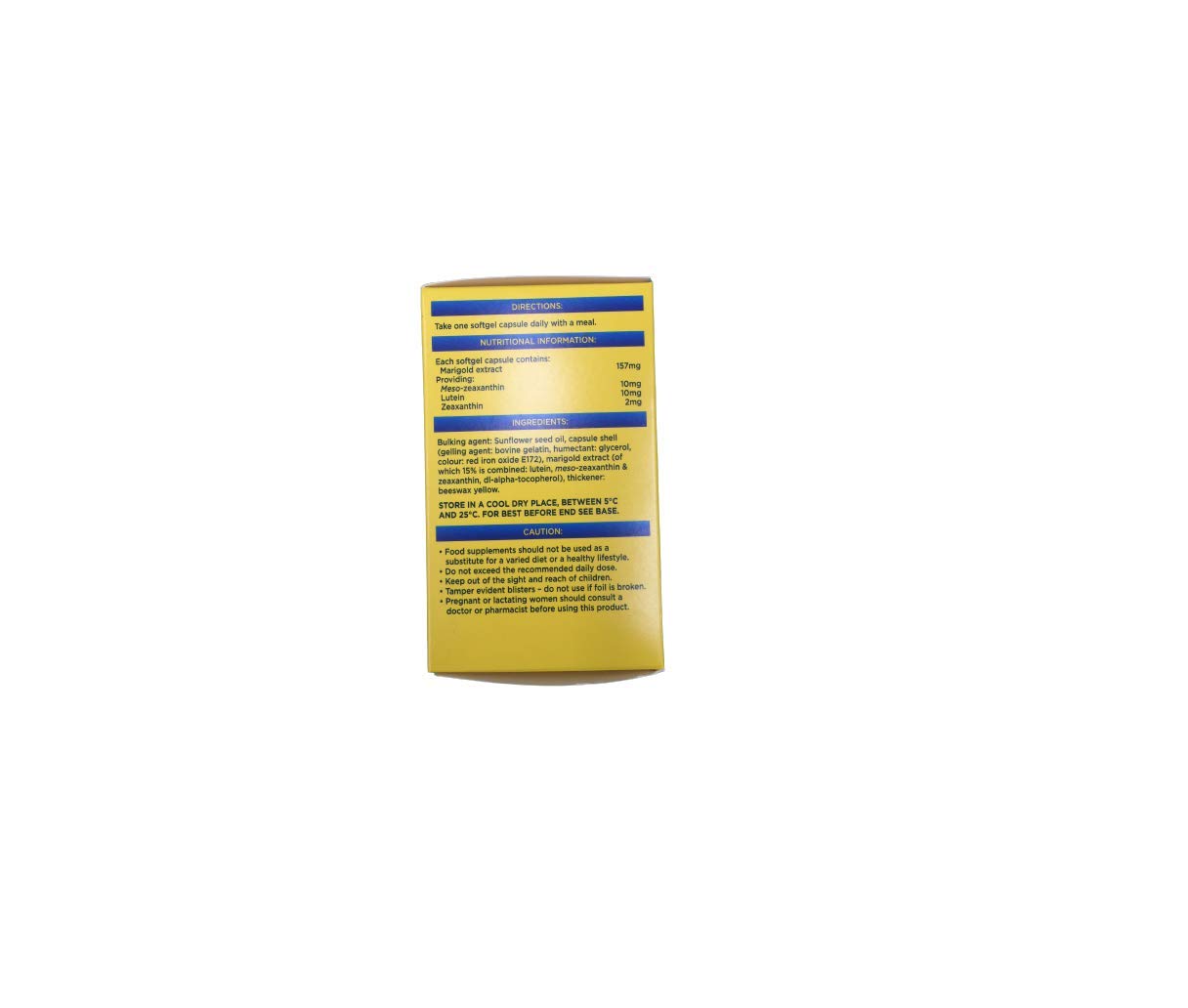 MacuShield capsules natural ingredients image for eye support.