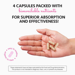 30-day supply packaging with calendar icon suggesting a monthly prenatal routine.